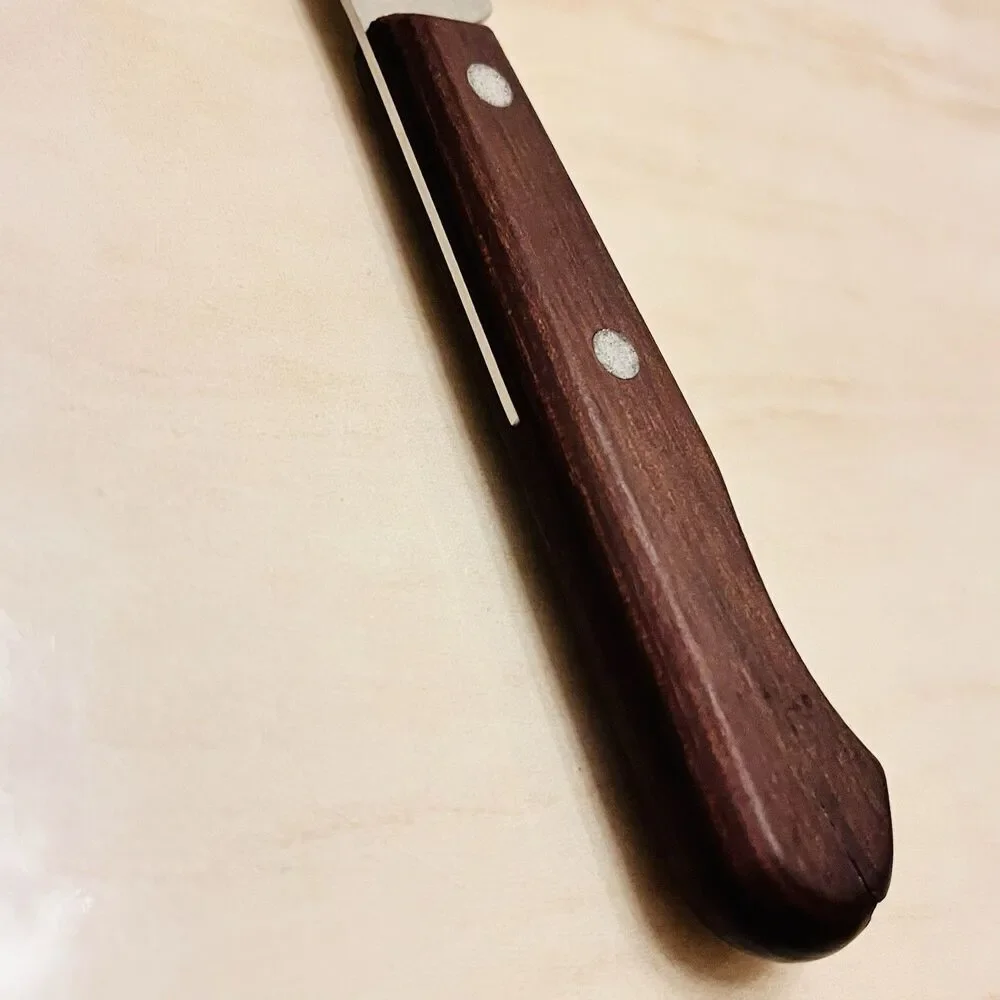 Vintage Dexter Russell Stainless Steel Carving Knife 12.5” Wood Handle USA Made